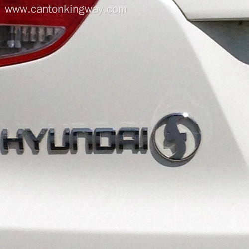 Customed Chrome Plastic 3D Auto Logo Sign Sticker